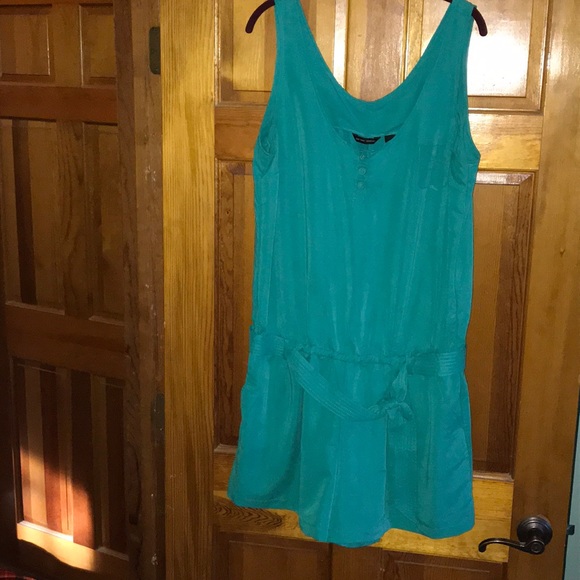 New York & Company Teal Romper - Picture 7 of 7